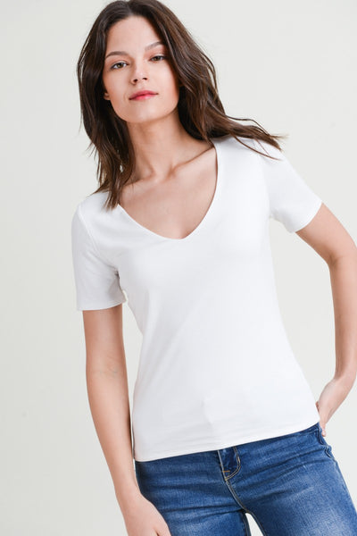 Basic Solid SS Top White