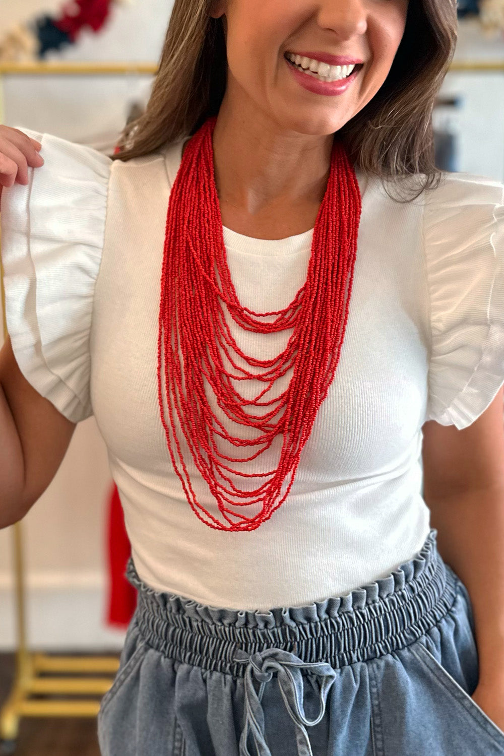 Layered Bead Necklace