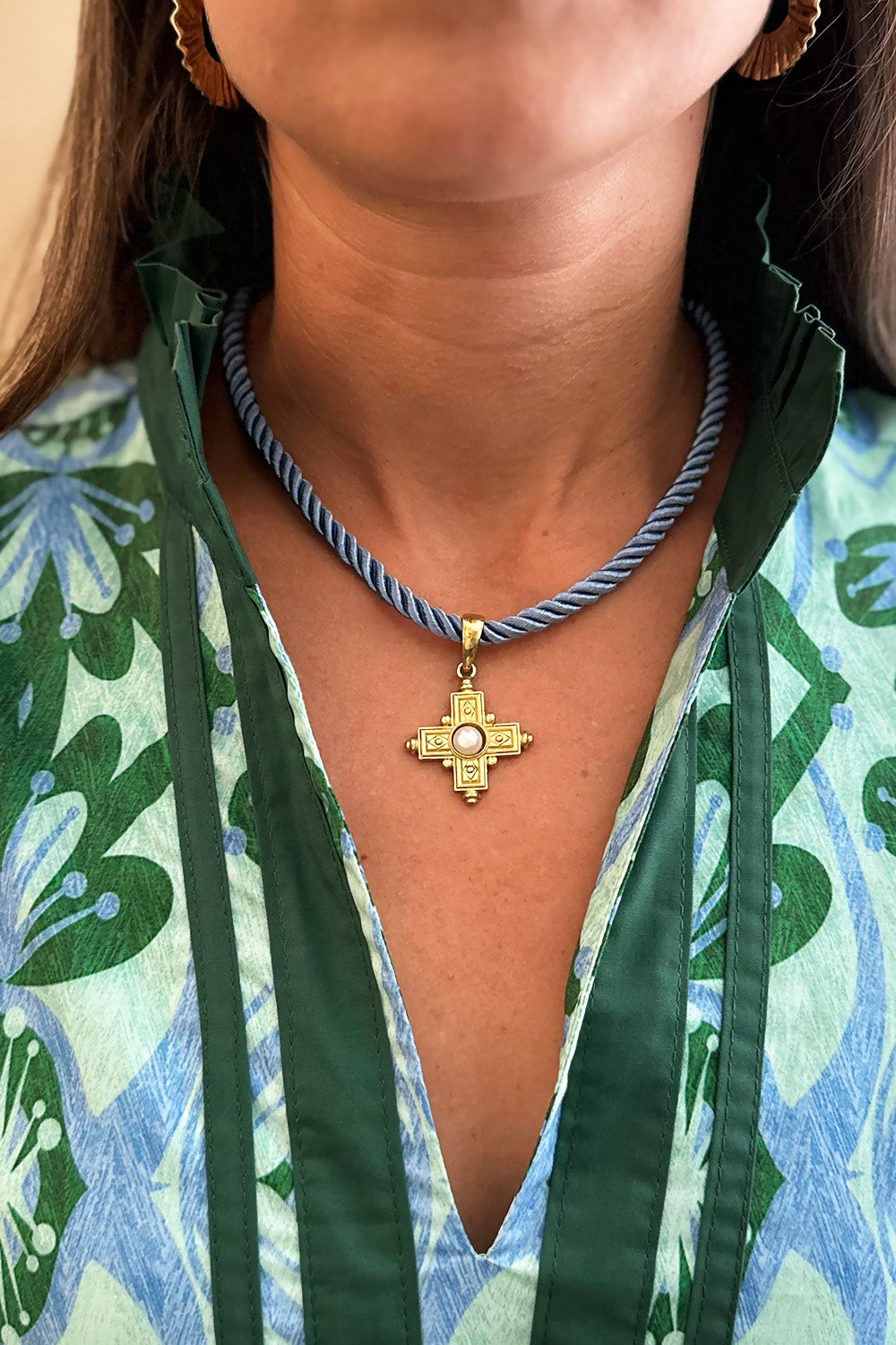 Corded Charm Necklace