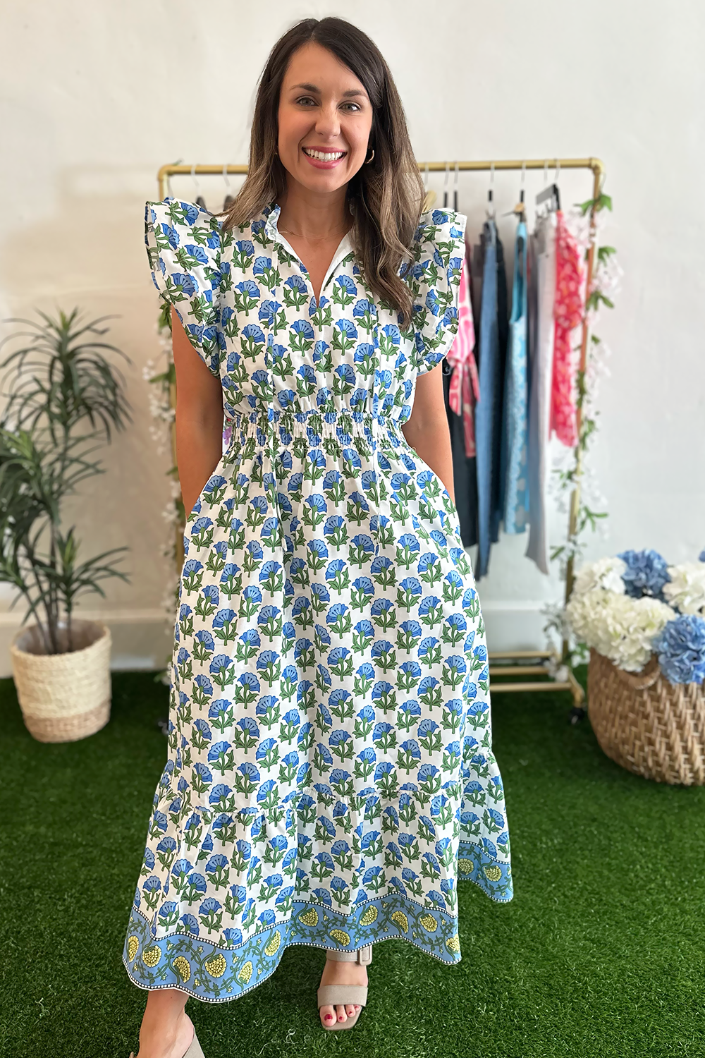 chinese dress ladies Sincerely Ours: Summer Toile Mini Dress Medium main image 0