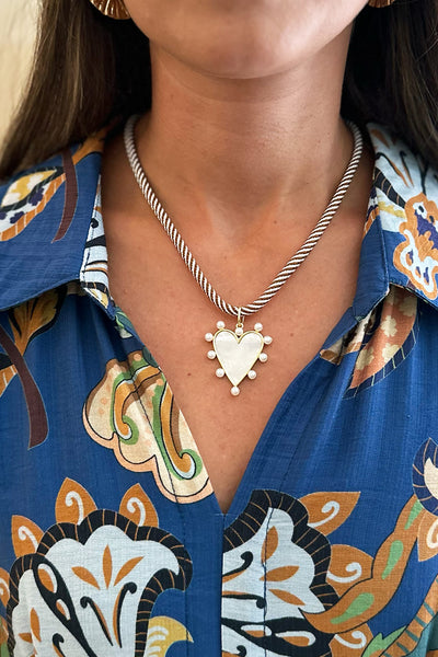 Corded Charm Necklace
