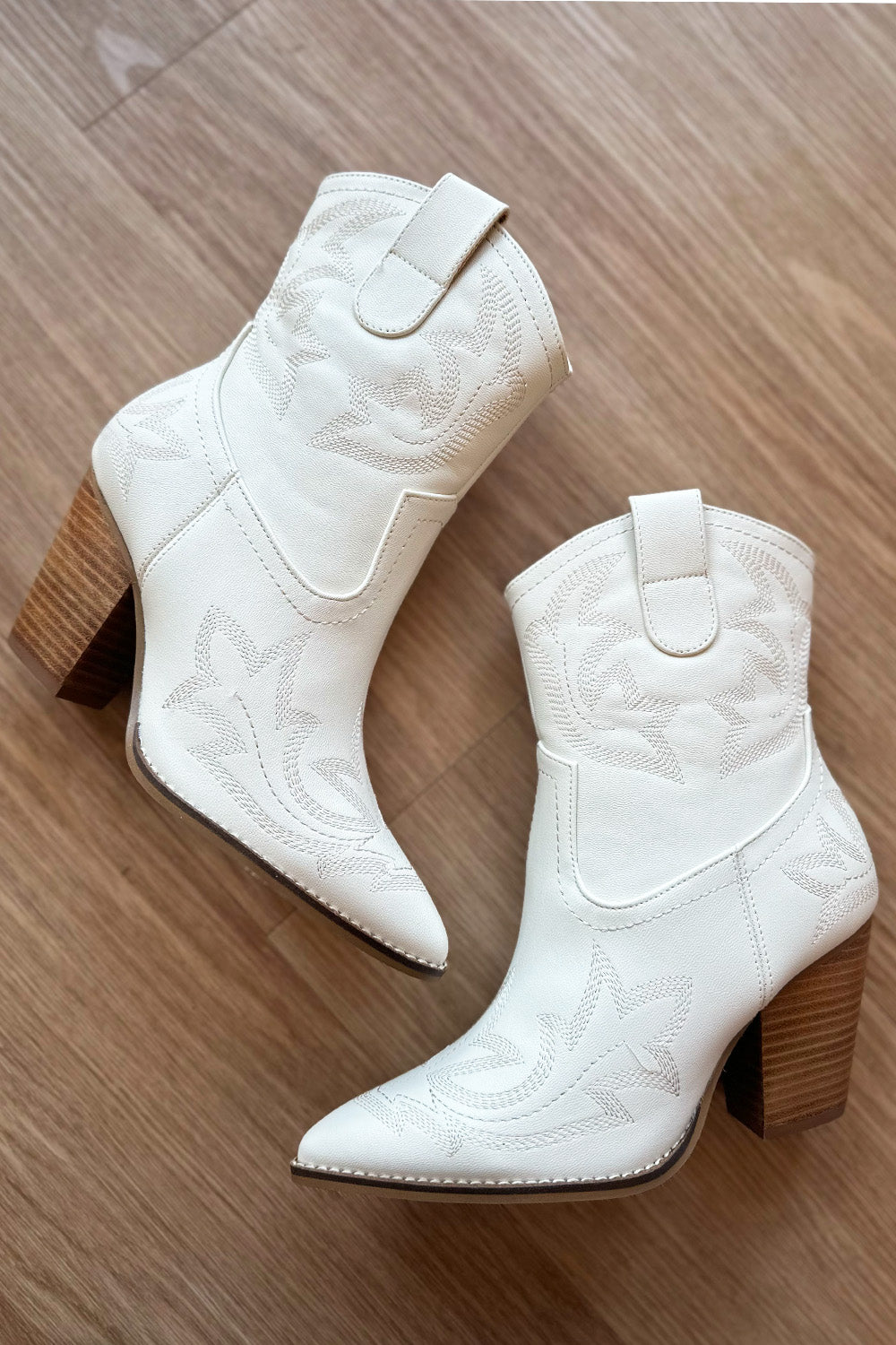 White Heeled Cowboy Boot