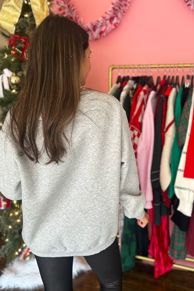 Holly Jolly Gray Sweatshirt