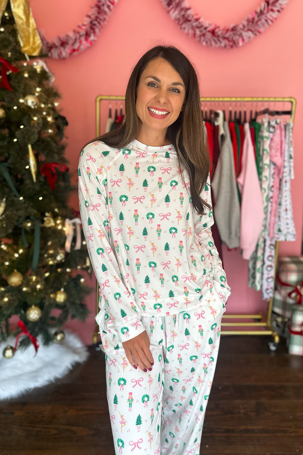 Sugar Plum LS and Pants Pajama Set