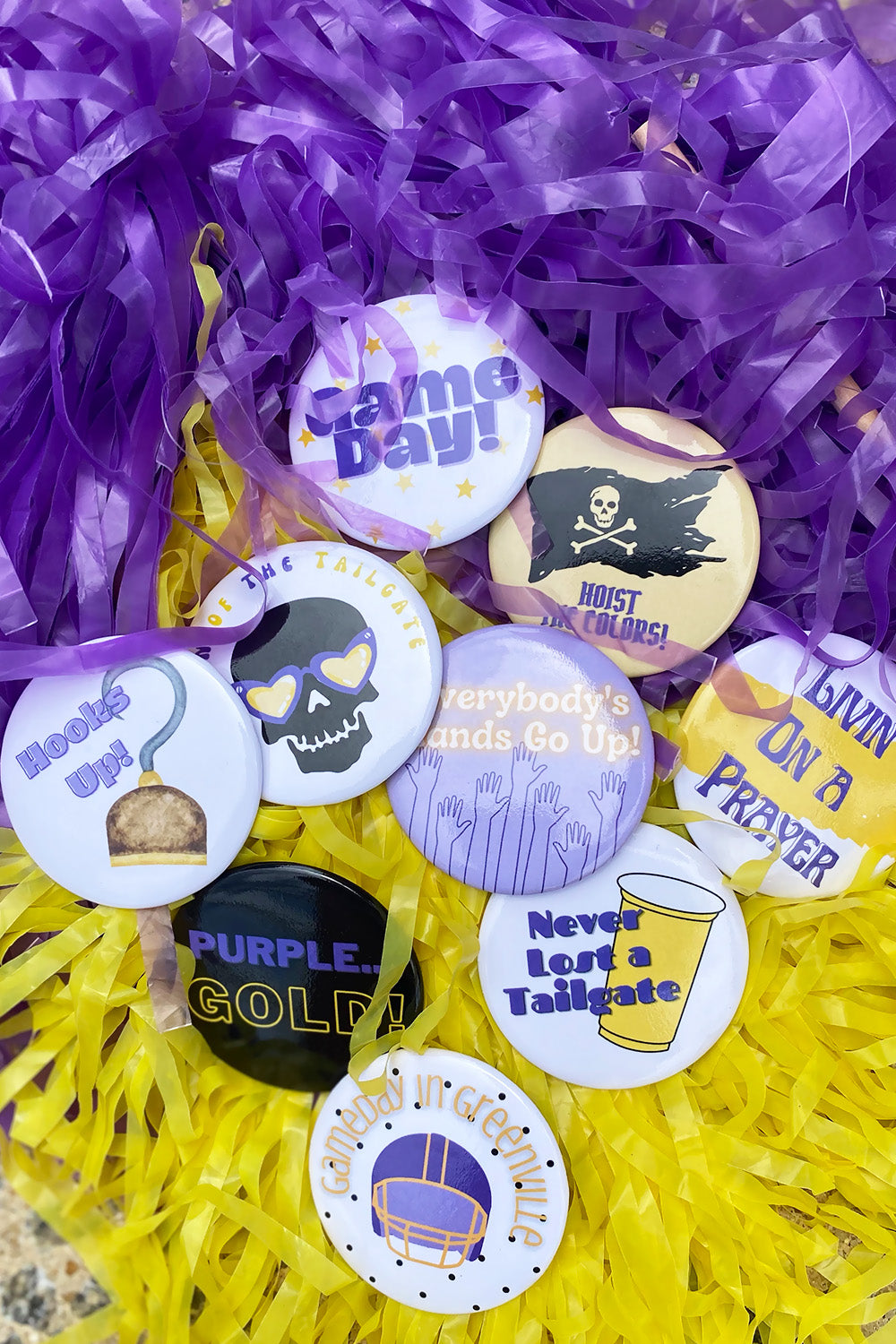 Game Day Buttons- 2.25"